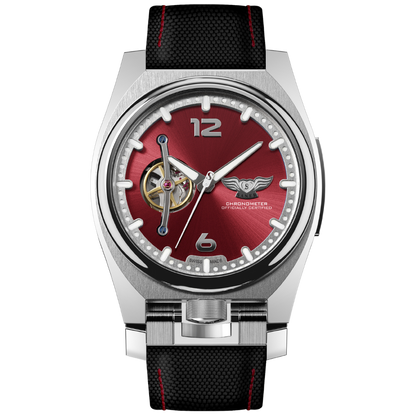 Saner-Watches-Model-Nylon-Rouge
